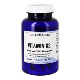 Abbildung: Vitamin K2 200 µg GPH Kapseln Kapseln, 120 St PZN 13251241