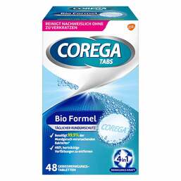 Abbildung: Corega Tabs Bioformel Tabletten, 48 St PZN 13334211