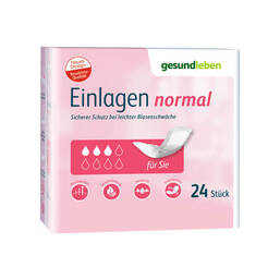 Abbildung: Gesund Leben Einlagen normal 24 St PZN 13342989
