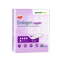 Abbildung: Gesund Leben Einlagen super 20 St PZN 13342995