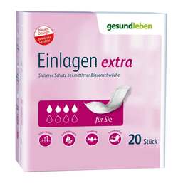 Abbildung: Gesund Leben Einlagen extra 20 St PZN 13343003