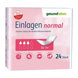 Abbildung: Gesund Leben Einlagen normal 6X24 St PZN 13343049