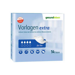 Abbildung: Gesund Leben Vorlagen Herren extra 10 St PZN 13343173