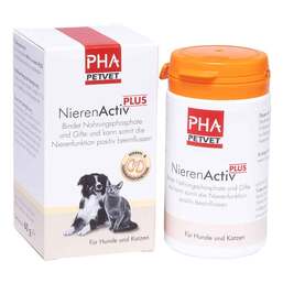 Abbildung: PHA Nierenactiv plus Pulver für Katzen 60 g, Pulver PZN 13343670