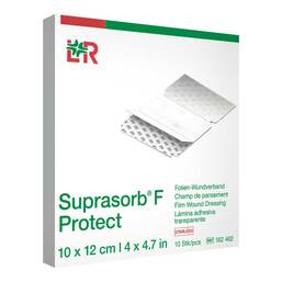 Abbildung: Suprasorb F Folien Wundverband 10x12 cm steril 10 St, Verband PZN 13345114