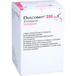 Abbildung: Diacomit 250 mg Hartkapseln 60 St, Hartkapseln PZN 13348176