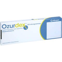 Abbildung: Ozurdex 700 Mikrogramm Implantat i.e.Applikator 1 St, Implantat PZN 13349626