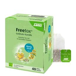 Abbildung: Freetox Tee Goldrute-Kamille Bio Salus Filterbeutel Filterbeutel, 40 St PZN 13350724