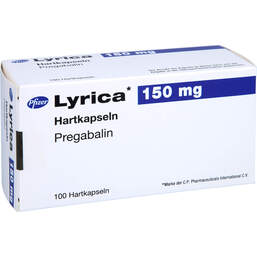Abbildung: Lyrica 150 mg Hartkapseln 100 St, Hartkapseln PZN 13358335