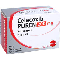 Abbildung: Celecoxib Puren 200 mg Hartkapseln 50 St, Hartkapseln PZN 13359346