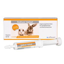 Abbildung: Rodicare Hairball Suspension für Meerschweinchen und Zwergkaninchen 3X12 ml, Suspension PZN 13360734