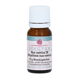 Abbildung: Nux vomica D 6 Globuli Globuli, 10 g PZN 13361461
