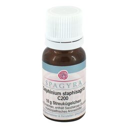 Abbildung: Delphinium Staphisagria C 200 Globuli 10 g, Globuli PZN 13361774