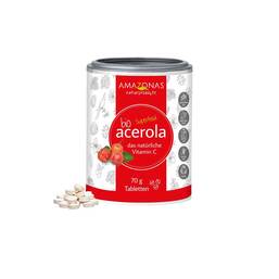 Abbildung: Acerola 100% Bio natürliches Vitamin C Lutschtabletten Lutschtabletten, 70 g PZN 13365565