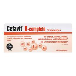 Abbildung: Cefavit B-complete Filmtabletten Filmtabletten, 60 St PZN 13418095