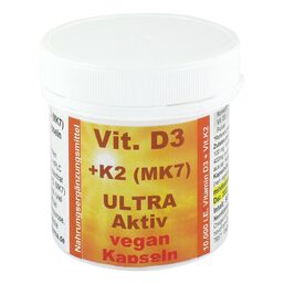 Abbildung: VIT.D3 + K2 Ultra Aktiv 10.000 I.E. Kapseln 90 St, Kapseln PZN 13418698