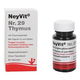 Abbildung: Neyvit Nr.29 Thymus magensaftresistente Tabletten Tabletten magensaftresistent, 60 St PZN 13421217