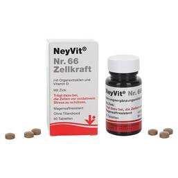 Abbildung: Neyvit Nr.66 Zellkraft magensaftresistent Tabletten Tabletten magensaftresistent, 60 St PZN 13421223