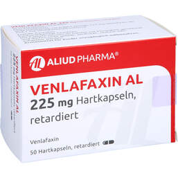 Abbildung: Venlafaxin AL 225 mg Hartkapseln retardiert 50 St, Retard-Kapseln PZN 13423297