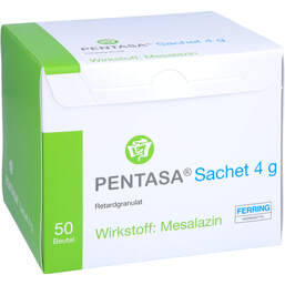 Abbildung: Pentasa Sachet 4 g Retardgranulat 50 St, Retard-Granulat PZN 13423328