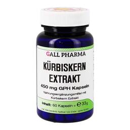 Abbildung: Kürbiskern Extrakt 450 mg GPH Kapseln Kapseln, 60 St PZN 13425793