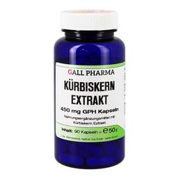 Abbildung: Kürbiskern Extrakt 450 mg GPH Kapseln Kapseln, 90 St PZN 13425801