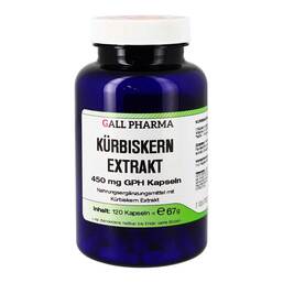 Abbildung: Kürbiskern Extrakt 450 mg GPH Kapseln Kapseln, 120 St PZN 13425818