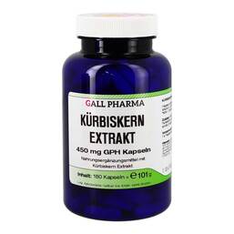 Abbildung: Kürbiskern Extrakt 450 mg GPH Kapseln Kapseln, 180 St PZN 13425824