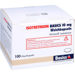 Abbildung: Isotretinoin Basics 10 mg Weichkapseln 100 St, Weichkapseln PZN 13426829