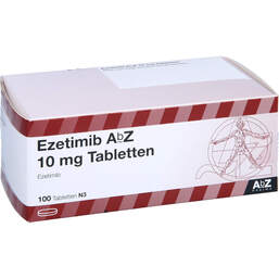 Abbildung: Ezetimib AbZ 10 mg Tabletten 100 St, Tabletten PZN 13427616