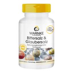 Abbildung: Bittersalz & Glaubersalz Kapseln 120 St, Kapseln PZN 13475756