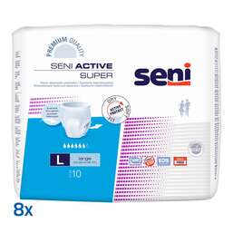 Abbildung: Seni® Active Super Inkontinenzslip Einmal L 8X10 St PZN 13475851