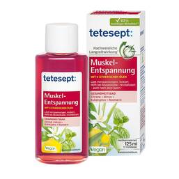 Abbildung: Tetesept Muskel-Entspannung Bad Bad, 125 ml PZN 13476371