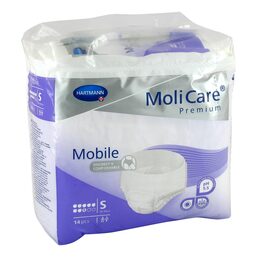 Abbildung: Molicare Premium Mobile 8 Tropfen Größe S 14 St PZN 13476916
