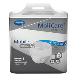 Abbildung: Molicare Premium Mobile 10 Tropfen Größe L 14 St PZN 13476980