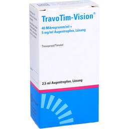 Abbildung: Travotim-Vision 40 Mikrogramm / ml + 5 mg / ml AT Lösung  2.5 ml, Augentropfen PZN 13504446