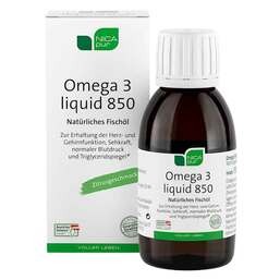 Abbildung: Nicapur Omega 3 liquid 850 Flüssigkeit zum Einnehmen Flüssigkeit zum Einnehmen, 150 ml PZN 13504883