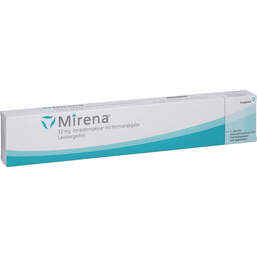 Abbildung: Mirena 52 mg Intrauterinpessar mit Hormonabgabe 1 St, Intrauterinpessar PZN 13509461