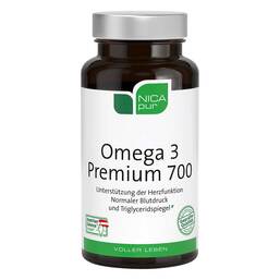 Abbildung: Nicapur Omega 3 Premium 700 Kapseln Kapseln, 60 St PZN 13510576