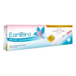 Abbildung: Earlibird Schwangerschaftstest Teststreifen, 1 St PZN 13511191