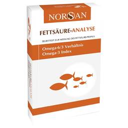 Abbildung: Norsan Fettsäure-Analyse Selbsttest Test, 1 St PZN 13512724