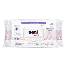 Abbildung: Seni care Sensitive Feuchtpflegetücher Tücher, 68 St PZN 13513770