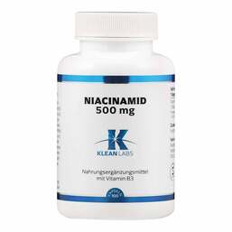 Abbildung: Niacinamid B3 500 mg Kapseln 100 St, Kapseln PZN 13517207