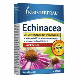Abbildung: Klosterfrau Echinacea Bonbons Bonbons, 24 St PZN 13568162