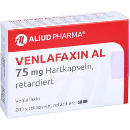 Abbildung: Venlafaxin AL 75 mg Hartkapseln retardiert 20 St, Retard-Kapseln PZN 13572560