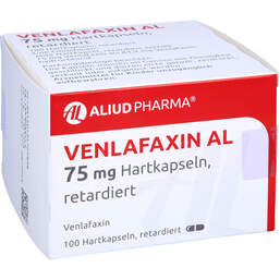 Abbildung: Venlafaxin AL 75 mg Hartkapseln retardiert 100 St, Retard-Kapseln PZN 13572583