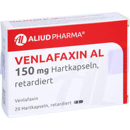 Abbildung: Venlafaxin AL 150 mg Hartkapseln retardiert 20 St, Retard-Kapseln PZN 13572614