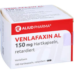 Abbildung: Venlafaxin AL 150 mg Hartkapseln retardiert 100 St, Retard-Kapseln PZN 13572637
