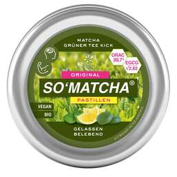 Abbildung: Matcha So`matcha Pastillen Grüntee Minze Pastillen, 40 g PZN 13577617