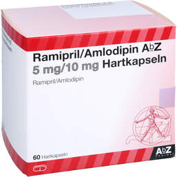 Abbildung: Ramipril / Amlodipin AbZ 5 mg / 10 mg Hartkapseln 60 St, Hartkapseln PZN 13578172